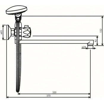 Универсальный смеситель Dorff Modern D7095000