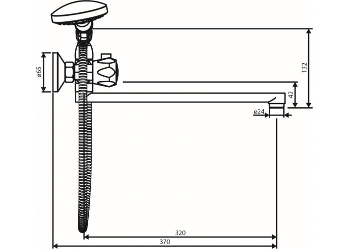 Универсальный смеситель Dorff Modern D7095000