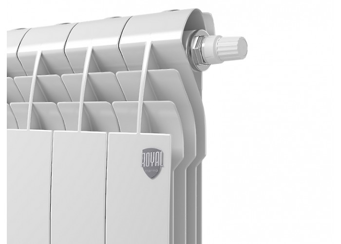 Биметаллический секционный радиатор отопления Royal Thermo Biliner 350 / V Bianco Traffico / 4 секции