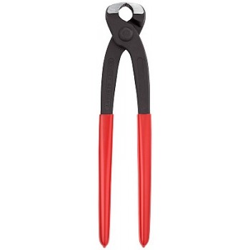 Переставные клещи KNIPEX для хомутов с одним/двумя ушками (в т.ч. системы Oetiker), 220 мм, чёрные, 1К ручки