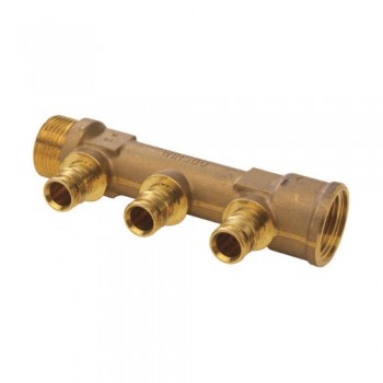Коллектор Uponor Q E КОЛЛЕКТОР 3/4 НР/ВР, 3X16 Ц/Ц35ММ