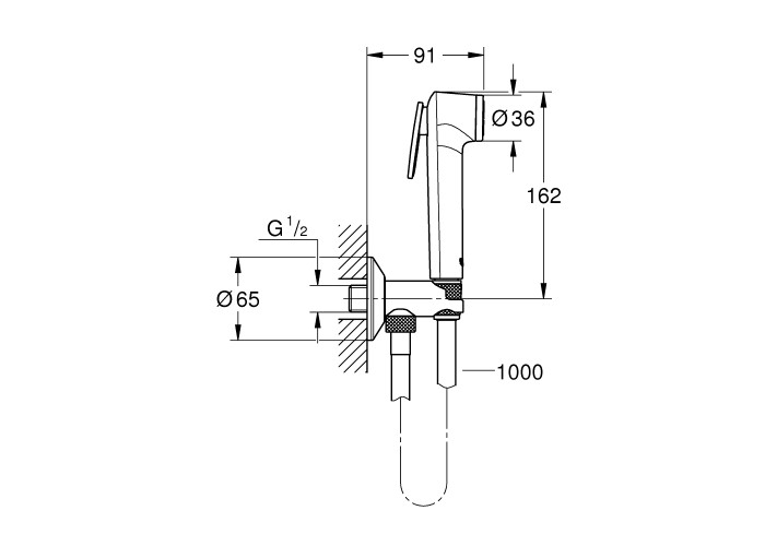 Гигиенический душ Grohe Tempesta-F Trigger Spray 30 26358000