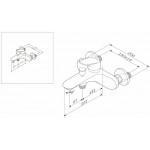 Смеситель для ванны с душем AM.PM Like F8010016