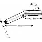 Душевая лейка Hansgrohe Crometta Vario 26330400
