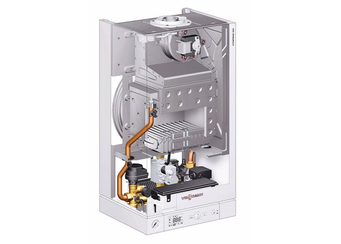 Настенный газовый двухконтурный котел отопления Viessmann Vitopend 100-W A1JB011 K-rlu 29,9 кВт A1JB011