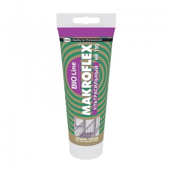 Монтажный клей Makroflex Bio Line MF190 ультрасильный прозрачный (0,185кг) 1876779 (немороз) Монтажный клей Makroflex Bio Line MF190 ультрасильный прозрачный (0,185кг) 1876779 (немороз)