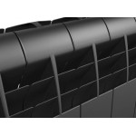 Биметаллический секционный радиатор отопления Royal Thermo Biliner 350 / Noire Sable / 1 секция