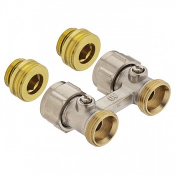 Oventrop (Овентроп арт. 1015883) Multiflex запорно-присоединительный (ZB) прямой