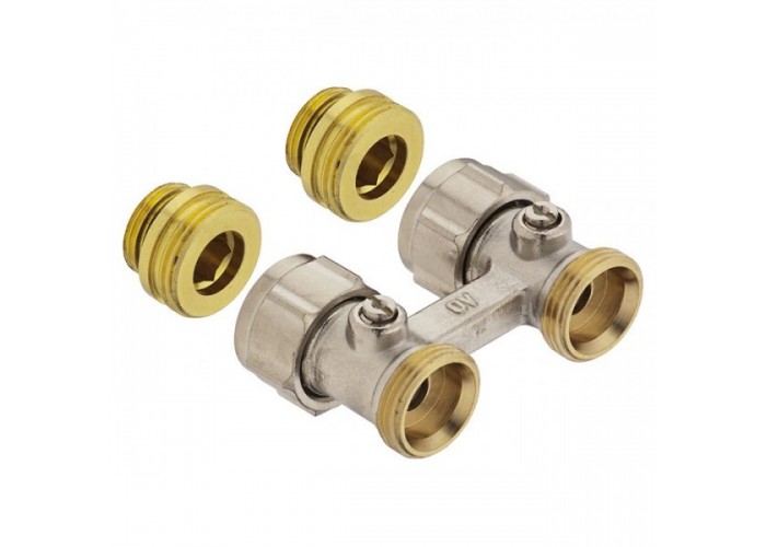Oventrop (Овентроп арт. 1015883) Multiflex запорно-присоединительный (ZB) прямой