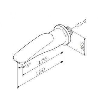 Излив AM.PM Sensation F3070000