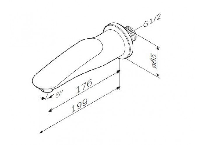 Излив AM.PM Sensation F3070000