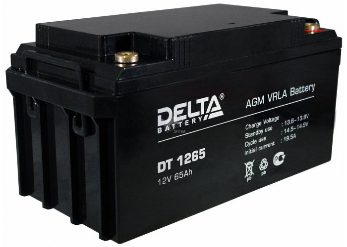 Аккумуляторная батарея Delta DT 1265