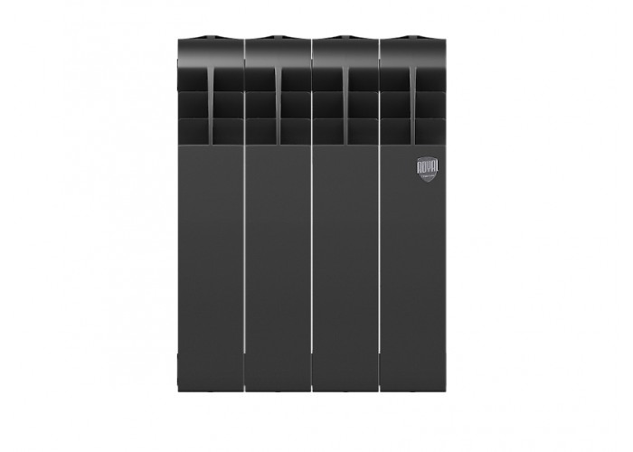 Биметаллический секционный радиатор отопления Royal Thermo Biliner 350 / Noire Sable / 1 секция