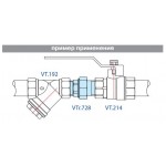 Сгон VALTEC разъемный 1 наружная резьба, никелированная латунь