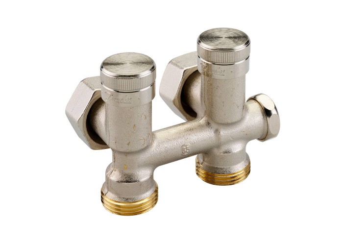 Запорный клапан Danfoss RLV-K - G 3/4 A x G 3/4 A, угловой