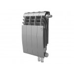 Биметаллический секционный радиатор отопления Royal Thermo Biliner 350 / V Silver Satin / 4 секции
