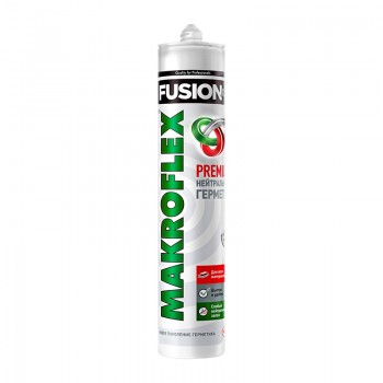 Герметик Makroflex FUSION силиконовый нейтральный белый (0,28л) 2164412/2461858
