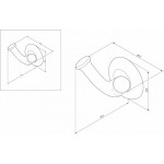 Крючок для полотенец AM.PM Like двойной A8035600