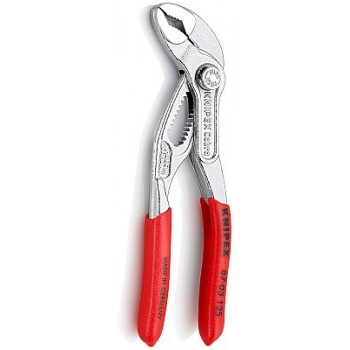 Переставные клещи KNIPEX COBRA , 25 мм (1 ), под ключ 27 мм, 125 мм, хром, 1К ручки