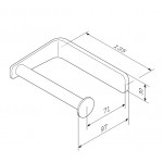 Держатель для туалетной бумаги AM.PM Inspire 2.0 A50A34100