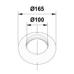 Розетка Termica d=100мм R100