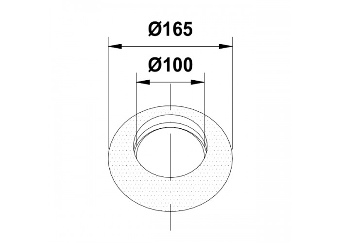 Розетка Termica d=100мм R100