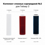 Система очистки воды Гейзер комплект сменных картриджей №2