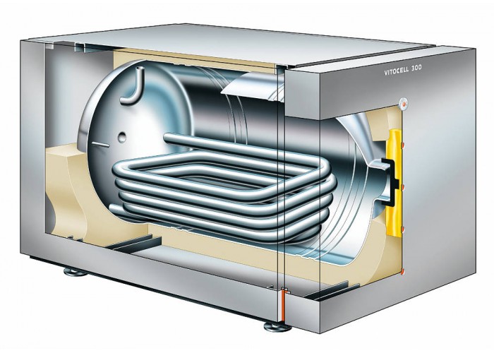 Бойлер косвенного нагрева Viessmann Vitocell 100-H 160 л серебристый Z003840