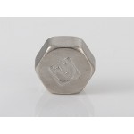 Заглушка резьбовая VALTEC 1/2 внутренняя, никелированная латунь