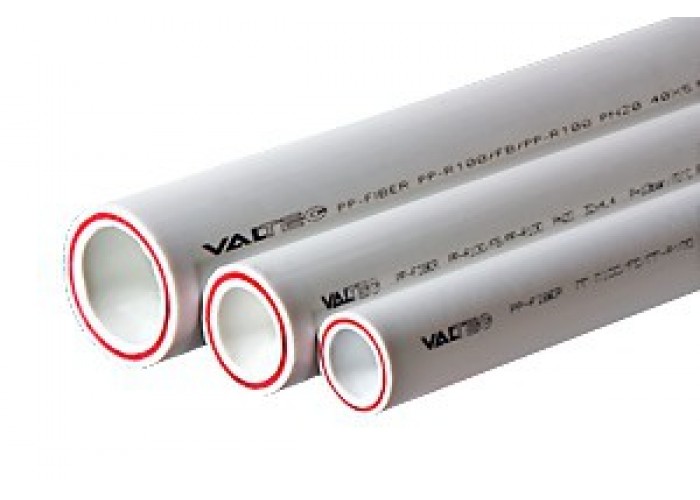 Полипропиленовая труба, армированная стекловолокном PP-FIBER PN 20 Valtec VTp.700.FB20.25