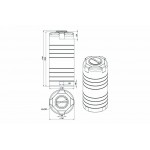 Емкость ЭкоПром T 750 литров