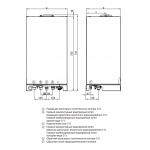 Настенный газовый двухконтурный котел отопления Viessmann Vitopend 100-W A1JB011 K-rlu 29,9 кВт A1JB011