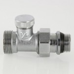 Клапан настроечный VALTEC прямой (с доп. уплотнением) 1/2 дюйма * Евроконус