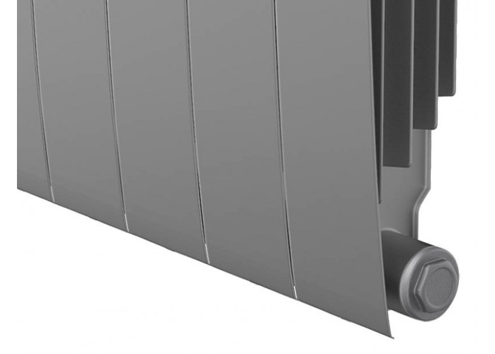 Биметаллический секционный радиатор Royal Thermo Biliner Satin Silver 500 / 1 секция