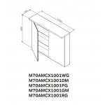 Зеркальный шкаф AM.PM Spirit 2.0 M70AMCX1001WG 100 см, белый