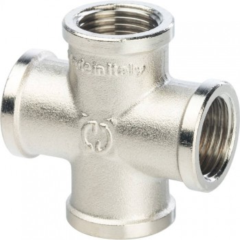 Крестовина Stout никелированная, с внутренней реьбой 1, арт. SFT-0031-000001