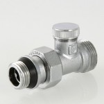 Клапан настроечный VALTEC прямой (с доп. уплотнением) 1/2 дюйма * Евроконус