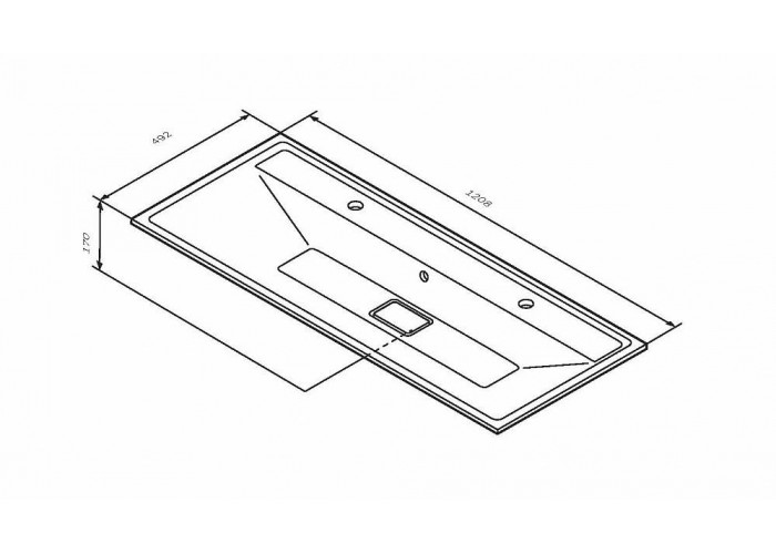 Раковина мебельная AM.PM Inspire 2.0 M50AWPX1201WG