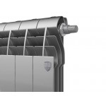 Биметаллический секционный радиатор отопления Royal Thermo Biliner 350 / V Silver Satin / 4 секции