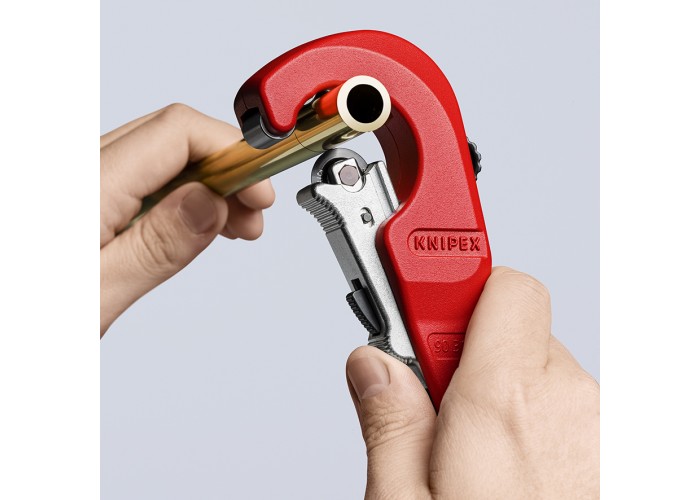 труборез KNIPEX для нерж. стали и цветных металлов, 6-35 мм / толщина max 2 мм, длина 260 мм, BK