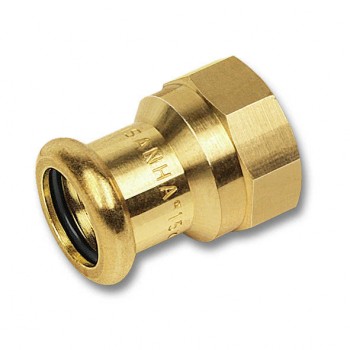 Муфта Sanha 8270G, ВПр-ВР, бронза, 22x3/4