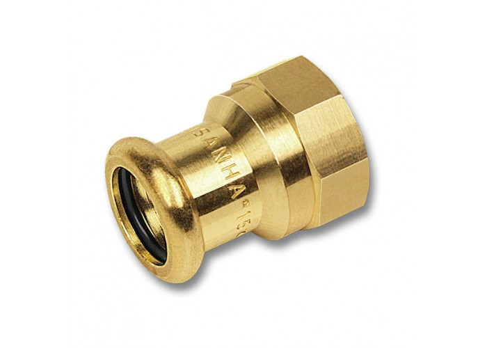 Муфта Sanha 8270G, ВПр-ВР, бронза, 22x3/4