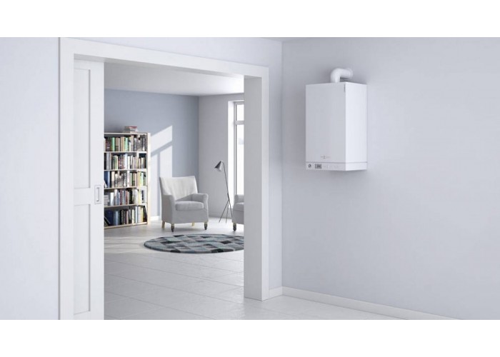 Настенный газовый одноконтурный котел отопления Viessmann Vitopend 100-W A1HB003 U-rlu 34 кВт A1HB003