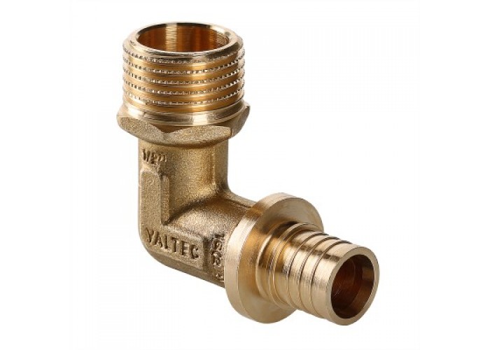 Угольник VALTEC надвижной универсальный с переходом на нар.р. 16(2,2) х 1/2