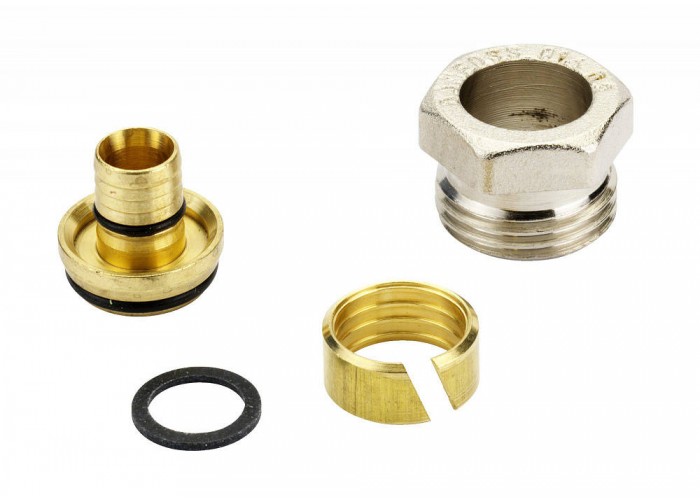 Уплотнительные фитинги Danfoss для металлопластиковых труб, G 1/2 x 14(2.0) мм
