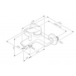 Смеситель для ванны с душем AM.PM X-Joy F85A10000