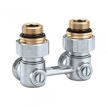 Oventrop (Овентроп арт. 1015884) Multiflex запорно-присоединительный (ZB) угловой