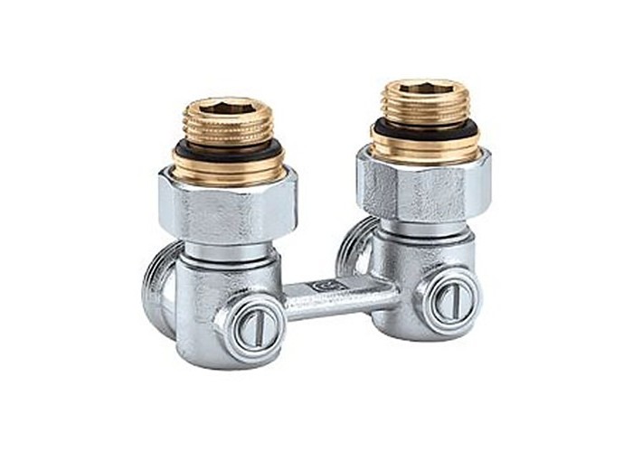 Oventrop (Овентроп арт. 1015884) Multiflex запорно-присоединительный (ZB) угловой