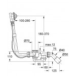 Слив-перелив Grohe Talento 28939000