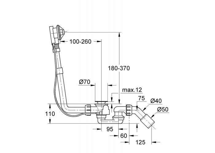 Слив-перелив Grohe Talento 28939000